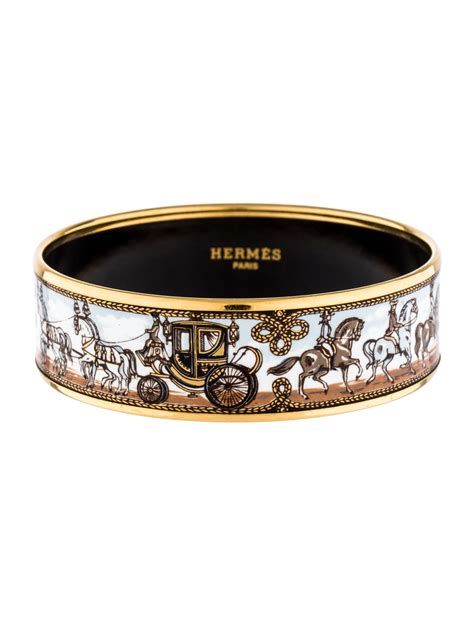hermes wide enamel bracelet replica